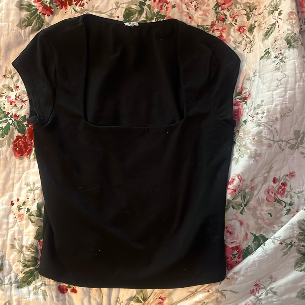 Garage square neck top
